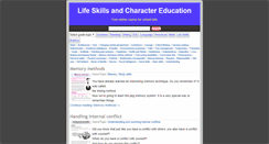 Desktop Screenshot of lifeskills.wordzila.com