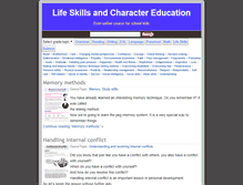 Tablet Screenshot of lifeskills.wordzila.com